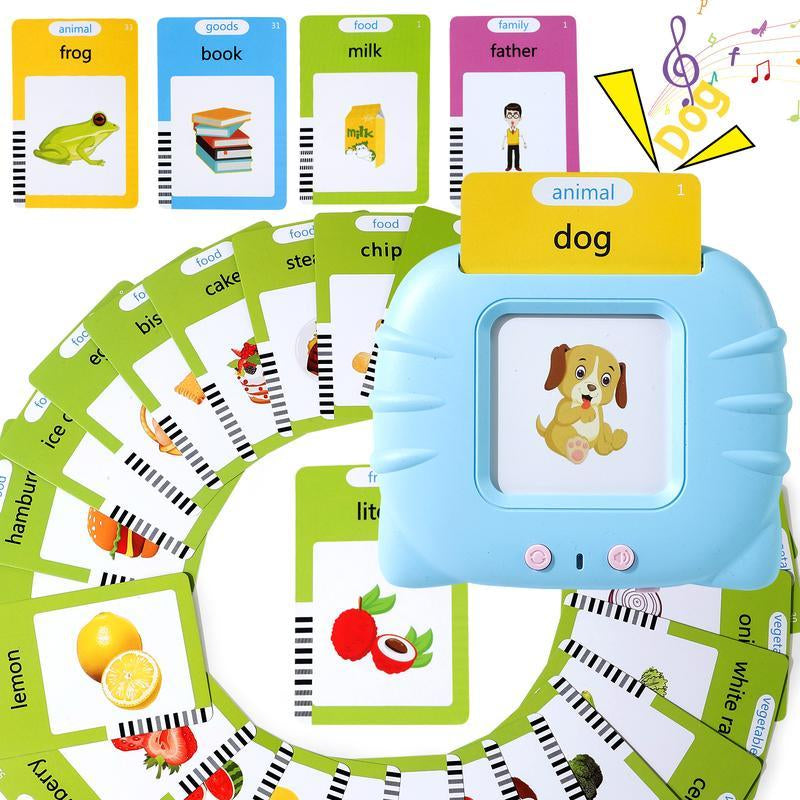 Kids Sight Words Games Talking Flash Cards Learning English Machine Education Electronic Book Toddlers 2-6 Years Reading Gadget