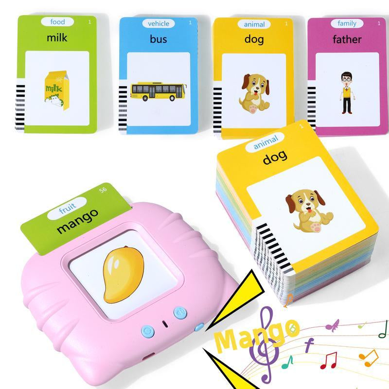 Kids Sight Words Games Talking Flash Cards Learning English Machine Education Electronic Book Toddlers 2-6 Years Reading Gadget