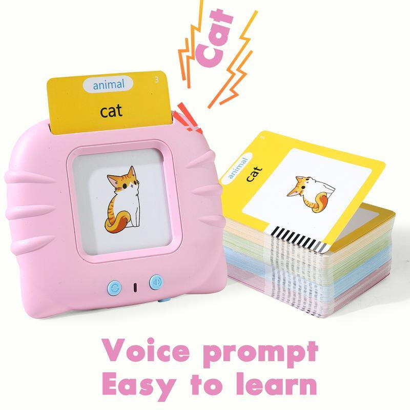 Kids Sight Words Games Talking Flash Cards Learning English Machine Education Electronic Book Toddlers 2-6 Years Reading Gadget
