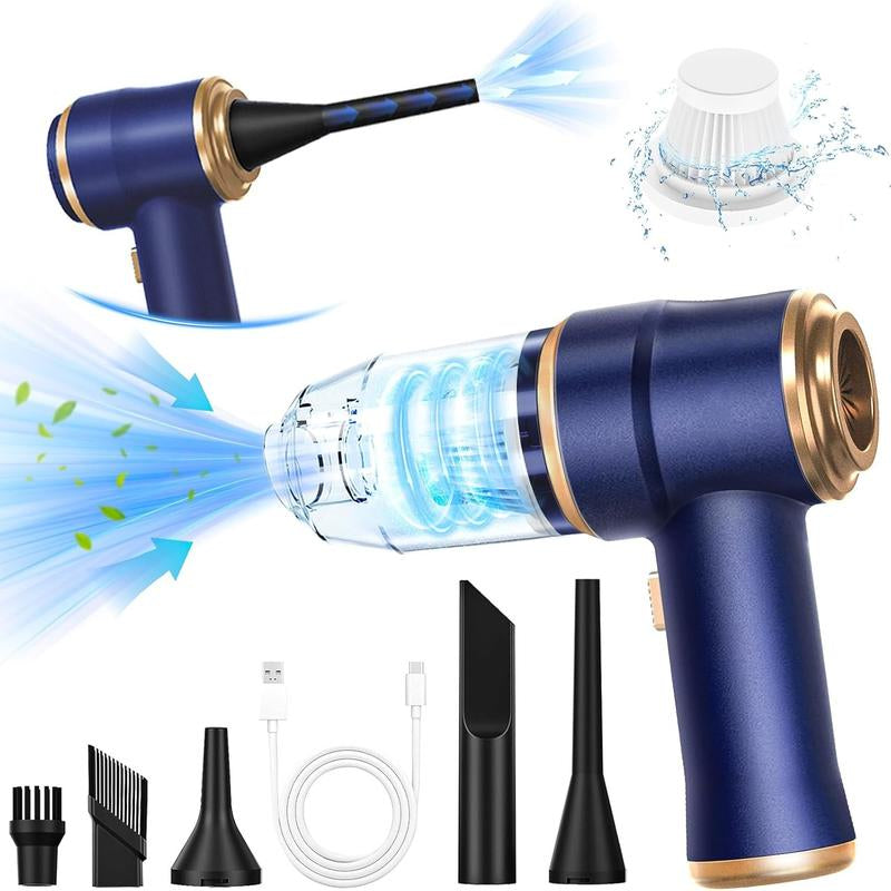 BELBUY Handheld Car Vacuum Cleaner, 19000Pa Vacuum Cleaner and Air Gun, 120W High-Power Wireless Handheld Car Vacuum Cleaner, Equipped with Two Filters and Multiple Nozzles, Suitable for Cars, Homes, Offices, and Pets.