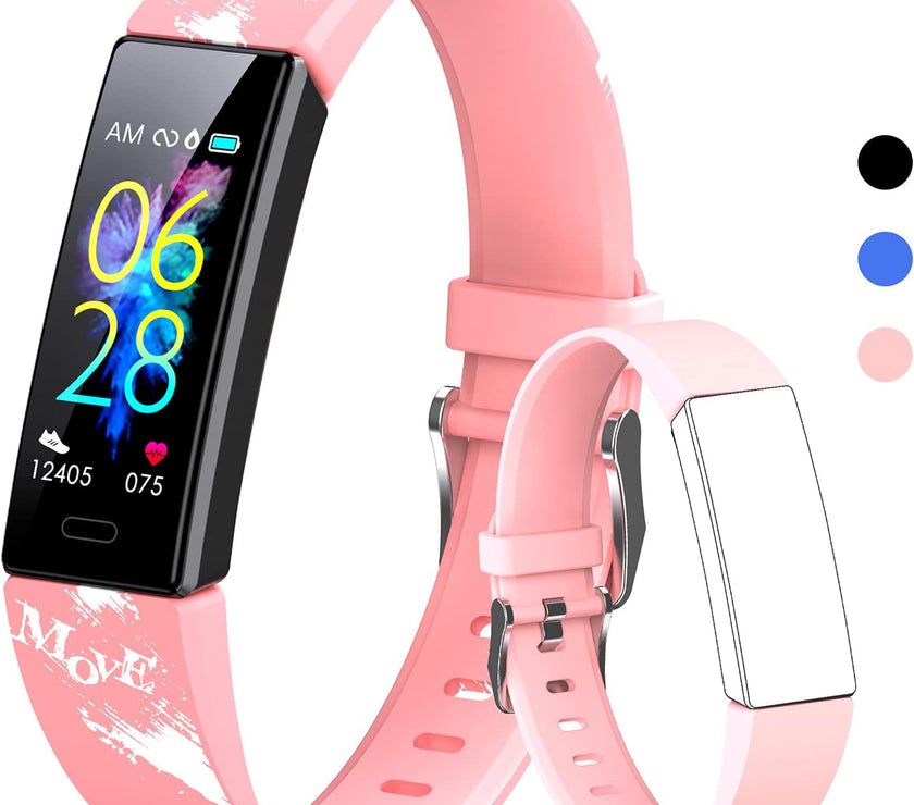 Kids Watch Fitness Tracker, Fitness Watches for Kids, Activity Tracker with Pedometers, Stopwatch, IP68 Waterproof, 11 Sport Modes Smart Watch for Kids Age 6-16 Years Old